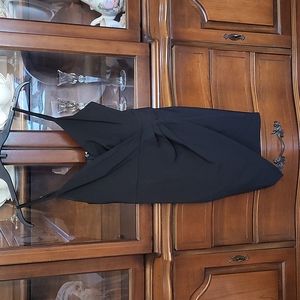 NWOT Black Faux Wrap Mini Dress by Blue Blush Size S